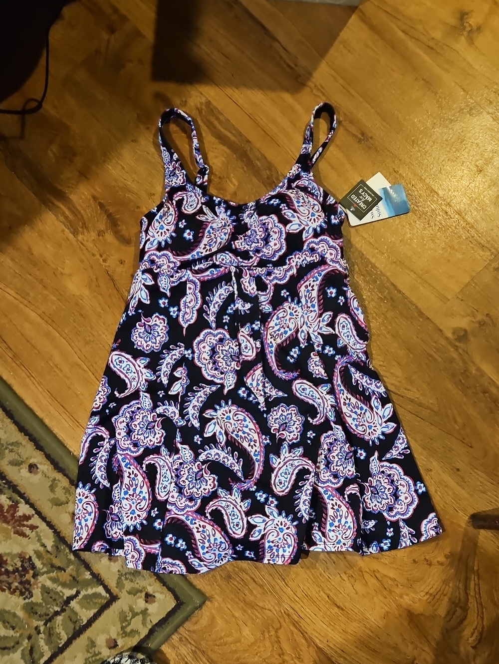 NWT Macy's Swim Solutions Swim dress Size 8